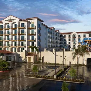 Hotel Courtyard Theme Park Entrance